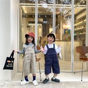 韓国風子供服　ジーンズ　　オーバーオール　子供ジーンズ　　カジュアル　ボトムス