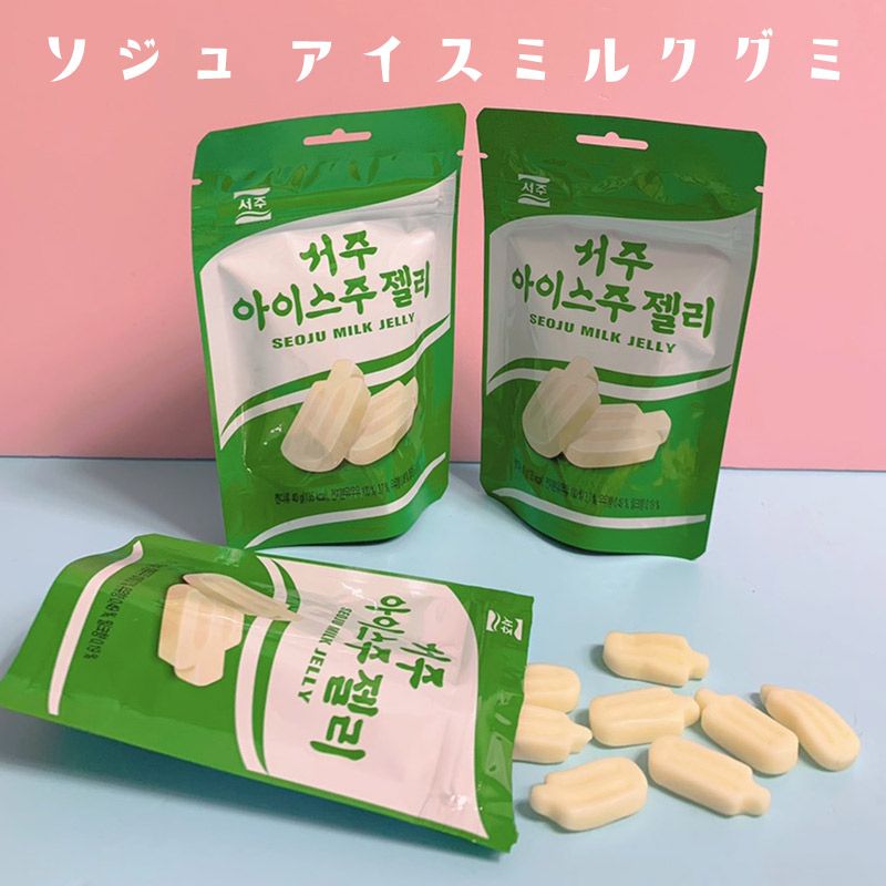 【韓国】　新商品！　ソジュアイスミルクグミ　日本初上陸？！ 　韓国　人気 　数量限定