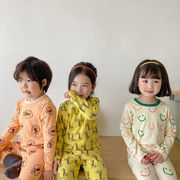 韓国子供服  子供服  キッズ服  ベビーパジャマ  ホームウェア  2枚セット  男女の児童   男女兼用