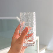 2個入 クリエイティブ ピュアカラー 透明な ウォーターカップ ガラス カジュアル