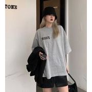 韓国風　レディース　半袖Tシャツ　新しい夏　カジュアル　ファッションTシャツ　ブラウス★M-XL