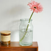 レトロ フラワーアレンジメント デザインセンス 大人気 ガラス 透明な 花瓶 装飾