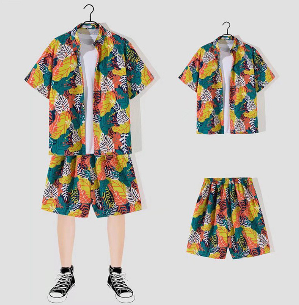 アロハシャツ セットアップ メンズ シャツ ショートパンツ 2点セット 夏物 カジュアル ファッション 旅行 Www Watsons Biz Id