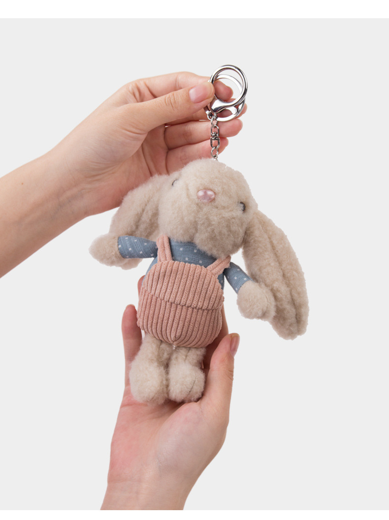 2022新品　キーホルダー  おもちゃ　プレゼント　 韓国風  可愛いぬいぐるみ　 ペンダント ウサギ