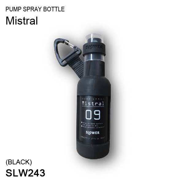 PUMP SPRAY BOTTLE Mistral アルコール対応 スプレーボトル ミストラル SLW243 ブラック