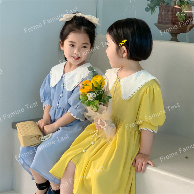 子供服　スカート　子供ドレス　半袖　ドレス　夏着　２022新作　韓国風　ワンピース