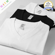 ★全2色★Tシャツ Vネック 半袖 綿100％ 8.8オンス レディース メンズ ハイクオリティー 運動会 文化祭