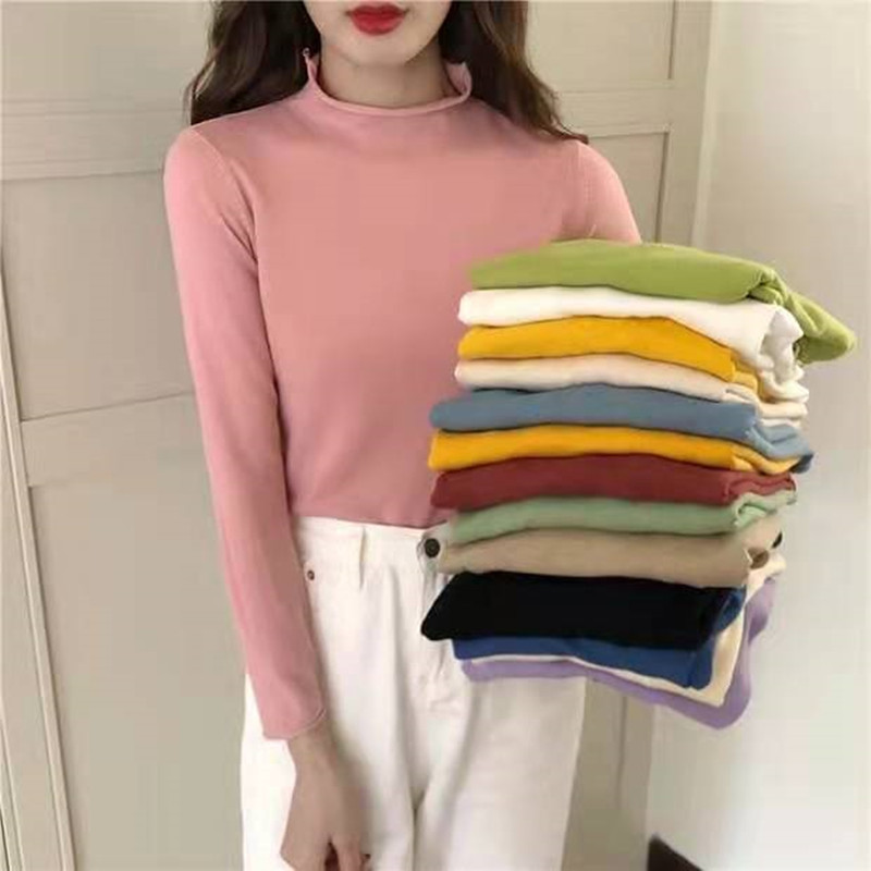 セーター　ニットトップス　レディース　ファッション　韓国風　薄手　全6色