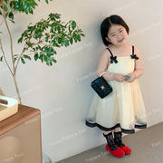 子供服　スカート　ドレス　子供ドレス　サスペンダードレス　夏着　韓国風　ワンピース　