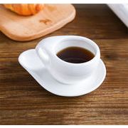 セラミック コーヒーカップ ファッション セット 家庭用 朝食用カップ＆スプーン