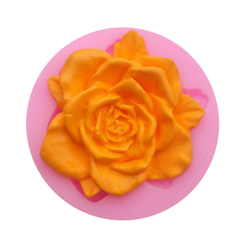 Gum pasteDIY手芸 素材 アロマ モールド 手作り石鹸 エポキシ樹脂 資材飾り 装飾DIY 薔薇 花