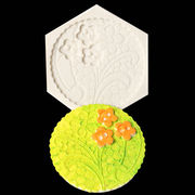 Gum pasteDIY手芸 素材 アロマ モールド 手作り石鹸 エポキシ樹脂 資材飾り 装飾DIY 幾何学 花
