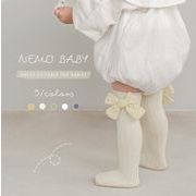 春夏　レッグウォーマー　子供用　リボン　ベビー用　靴下　可愛いソックス　ファション