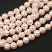 【クリスタルパール】#5810 オーストリア製 ガラスパール ビーズ ラウンド クリスタルパール 国内発送