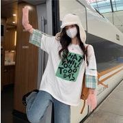 韓国風　女夏新しい　大きいサイズ半袖Tシャツ， 気質ファッションTシャツ★学生Tシャツ★M-2XL