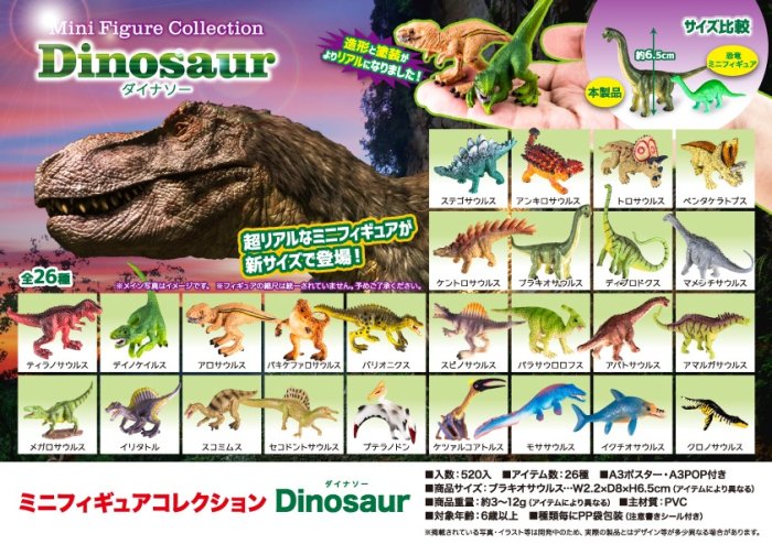 ミニフィギュアコレクションDinosaur（ダイナソー）