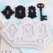 DIY手芸 素材 アロマ モールド 手作り石鹸 エポキシ樹脂 資材飾り キャンドル 装飾DIY キー 錠