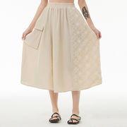 初回送料無料夏薄いロングスカートスプライシングスカートファッション人気商品オシャレ
