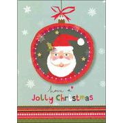 グリーティングカード クリスマス「サンタクロース」メッセージカード