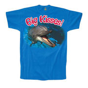 ポストカード サマーカード Tシャツ柄シリーズ「BIG KISSES！」カラー写真 海 暑中見舞い