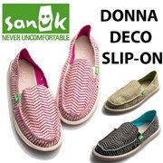 【SANUK】(サヌーク) DONNA DECO SLIP-ON / レディース シューズ スリッポン 3色