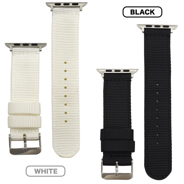 Chevon まゆT Lサイズ　ラババン付き Apple Watch用ナイロンバンド 2サイズ アップルウォッチ バンド