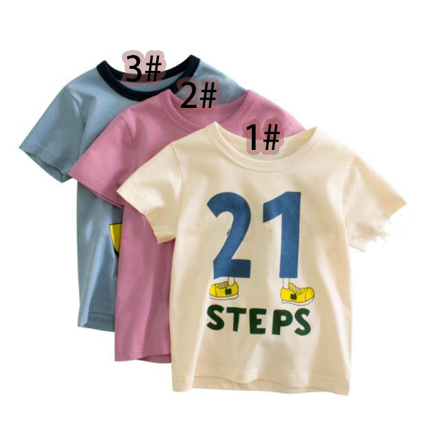 【2022新作子供服】半袖 男の子 3色 トップス 子供服  Tシャツ  韓国風子供服 キッズワンピース