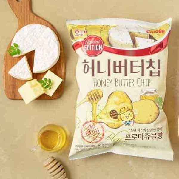 【韓国】大人気 　ヘテ ハニーバターチップス フロマージュブラン味 　60g　新商品　人気