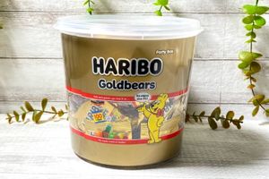 【お菓子】 　ハリボー ミニゴールドベアー ドラム  HARIBO  Mini  Gold  Bear