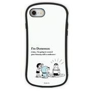 I'm Doraemon iPhoneSEハイブリッドガラスケース きれいなジャイアン IDR-27B