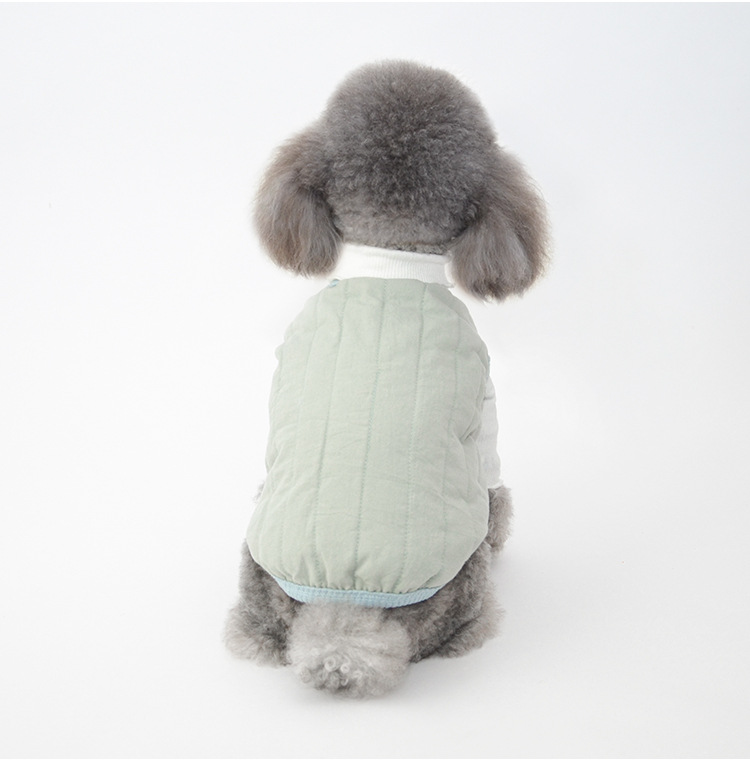 mineka&ペット用品　ペット服　犬服　ねこ服 犬の服 秋冬用中綿　チェック柄　1.5kg～8kg