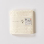 【5個セット】楠橋紋織 くすばしタオル わた音 しゅす織り ハンカチタオル 25cm×25