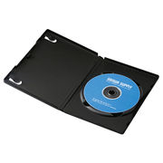 【5個セット（10枚×5）】 サンワサプライ DVDトールケース(1枚収納・10枚セット・