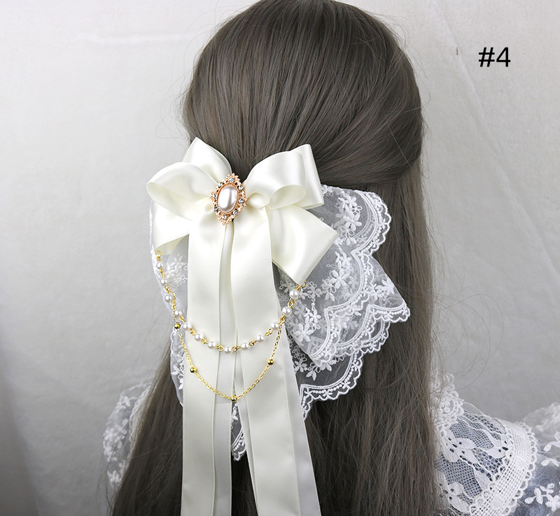 当時物♡姫ちゃんのリボン♡カチューシャとネックレスのセット　平成レトロ ヘッドドレス お姫様 ヘアアクセサリー レディース 髪飾り