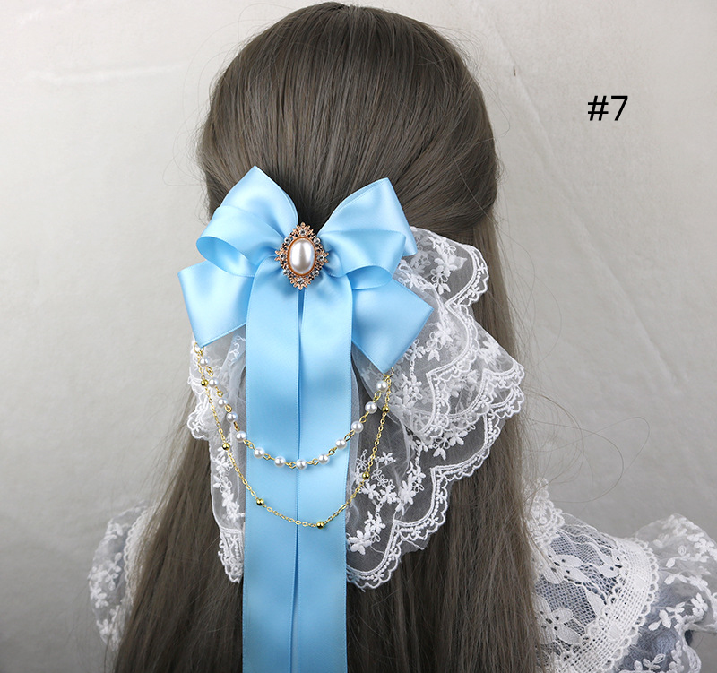 新入荷☆カチューシャ ヘッドドレス 姫 レース リボン メイド