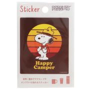 【ステッカー】スヌーピー 耐熱耐水ステッカー Camper