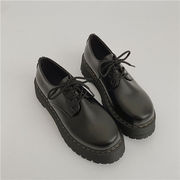ローファー　革靴　厚底靴　シューズ　レディース　韓国ファッション