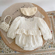 INS　新品　子供服　ロンパース　ベビー　秋服　長袖　66-90cm