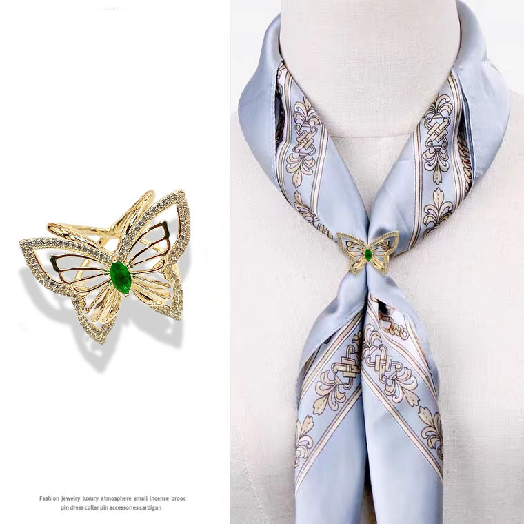 蝶のブローチ、蝶の飾り、クリエイティブジュエリー、韓国ファッション、ピン、スカーフバックル