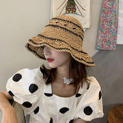 麦わら帽子　バケットハット　UVカット　春夏　レディース　韓国ファッション　オシャレ