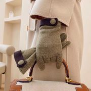 手袋　レディース　韓国ファッション　スマホ対応　秋冬　防寒　ボタン