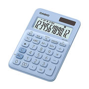 カシオ計算機 カラフル電卓 ミニジャストタイプ ペールブルー MW-C20C-LB-N