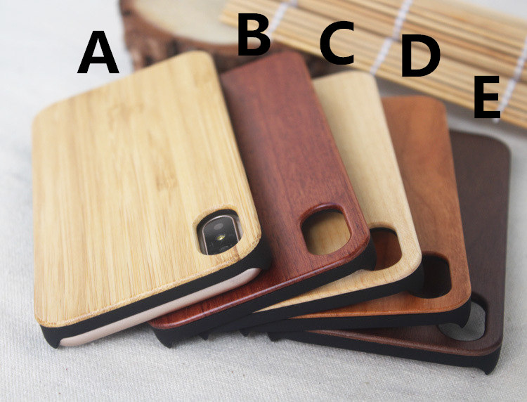 iPhoneケース 天然木　iPhone6/iPhone7/iPhone8/X/11/12ケース木製　ウッドケース  5色