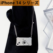 iPhone14 13 12ストラップ付き携帯ケースアップル13 promax/12保護カバーxsm/11