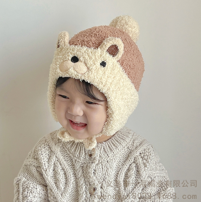 2022秋冬新作 韓国子供服  キッズ帽　可愛い  ハット  暖かい帽子   韓国ファッション   5色