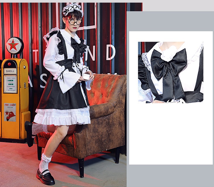 ☆S～4L 男性 女性大きいサイズ☆コスプレ メイド服 ハロウィン