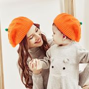 秋冬防寒・親子兼用帽子・ハロウィン・ニット帽・日系・暖かく・保温キャップ・ファッション