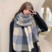 2022秋冬新作    韓国ファッション   女子用   スカーフ   保温  マフラー   イギリス古典  200cm