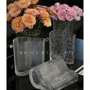 INS 超人気 インテリア  房口 ガラス製花瓶  玄関装飾 フラワーアレンジメント 花瓶 水耕花瓶  3番