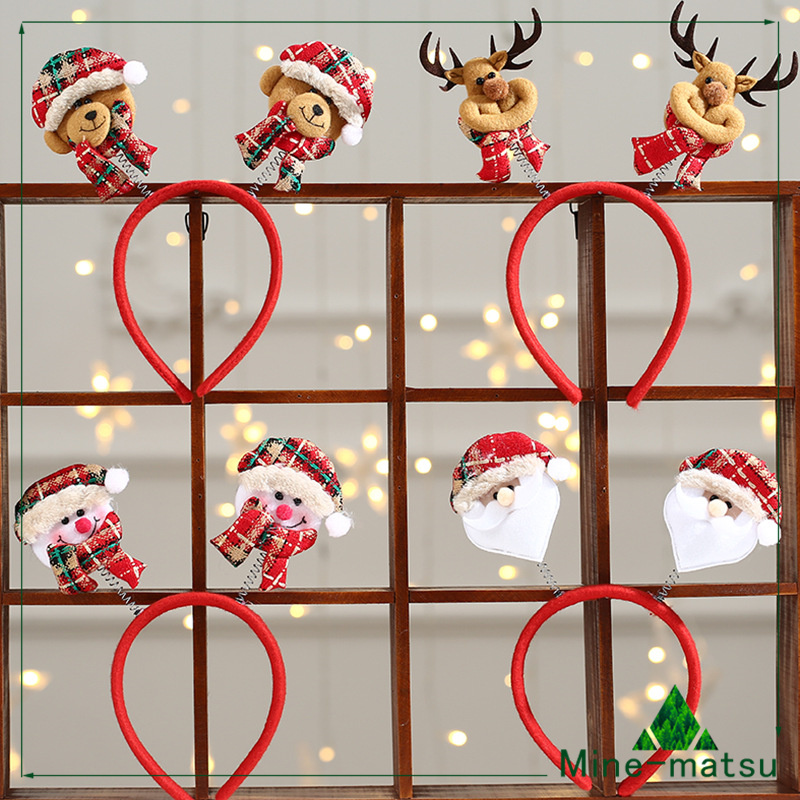 Christmas限定 カチューシャ クリスマス装飾品 へアアクセサリー 髪飾り LED 人気商品 サンタ 可愛い